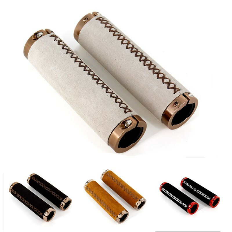 leather bike handlebar grips
